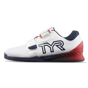 TYR L-1 Lifter Shoes Men 11/Women 12.5 Red White Blue Weightlifting Gym Sneakers